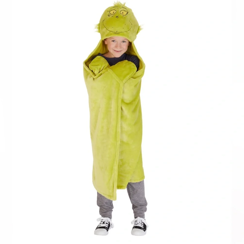 Grinch Hooded Throw / Blanket